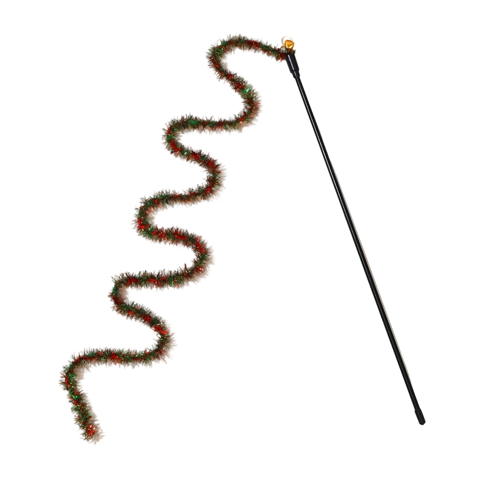 

Extra Long Pom Poms Teaser Wand One Size