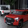 LYZRC 2024 Nowa symulacja 1:24 skala Toyota TRD Pro Off Road Car Model Metal Diecast Pickup Truck Zabawki Pojazdy dla dzieci Chłopcy Dźwięk i światło