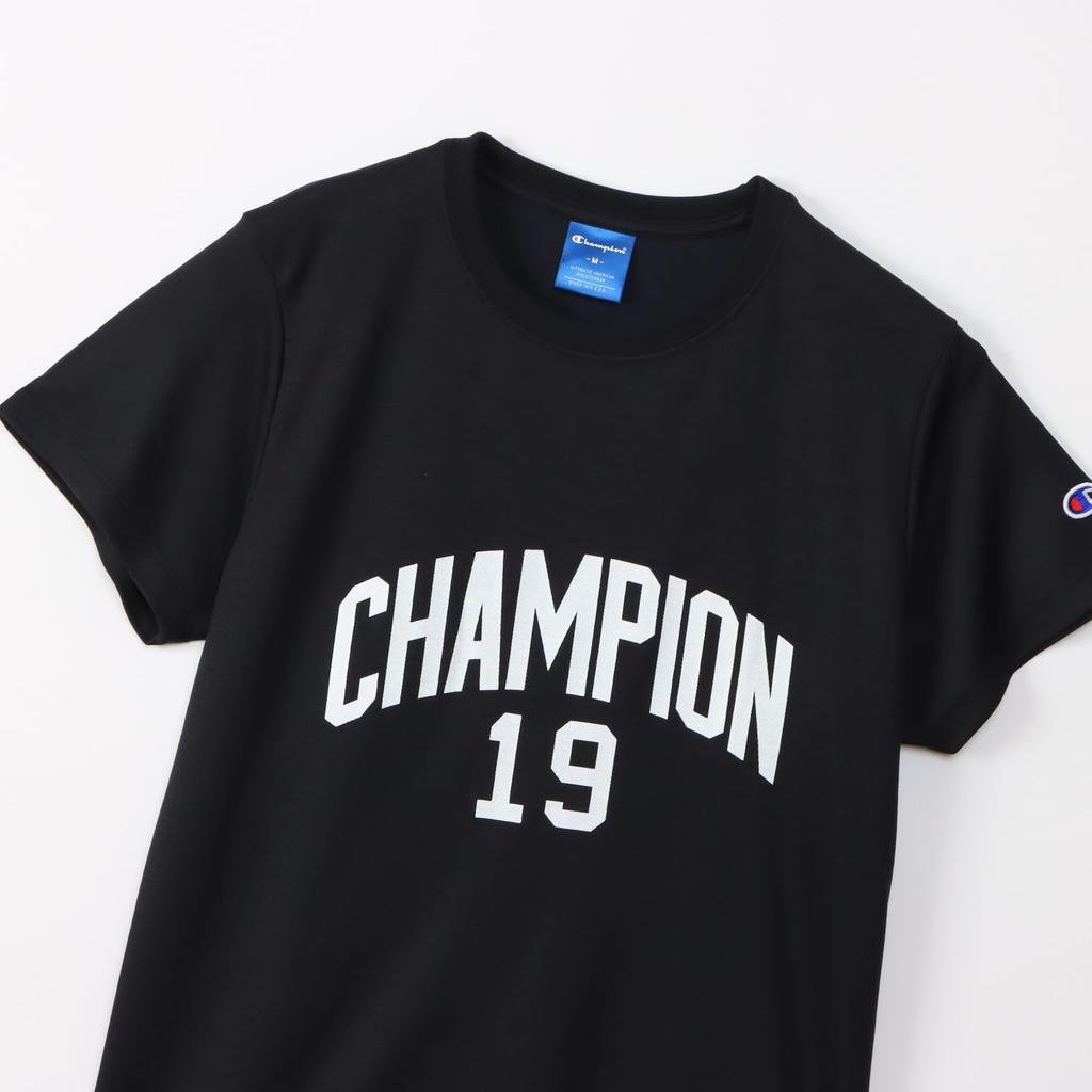 Champion Sports Short Sleeve Round UV Rubber Print Women's T-Short, CW-BS308-090-L, Neck, Quick-Drying, Stretch, Protection, Heat-Shielding,