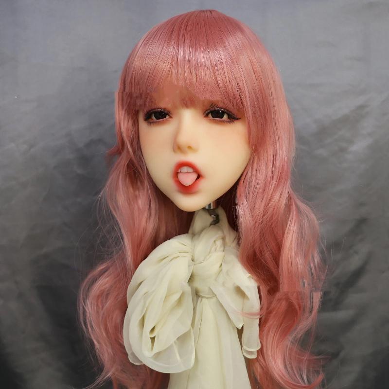 Hlava sexuální panenky pro dospělé Vynikající make-up Tpe Měkká gumová hlava Vyřezávaná s ústy Orální sex Sexuální hračka pro dospělé muže