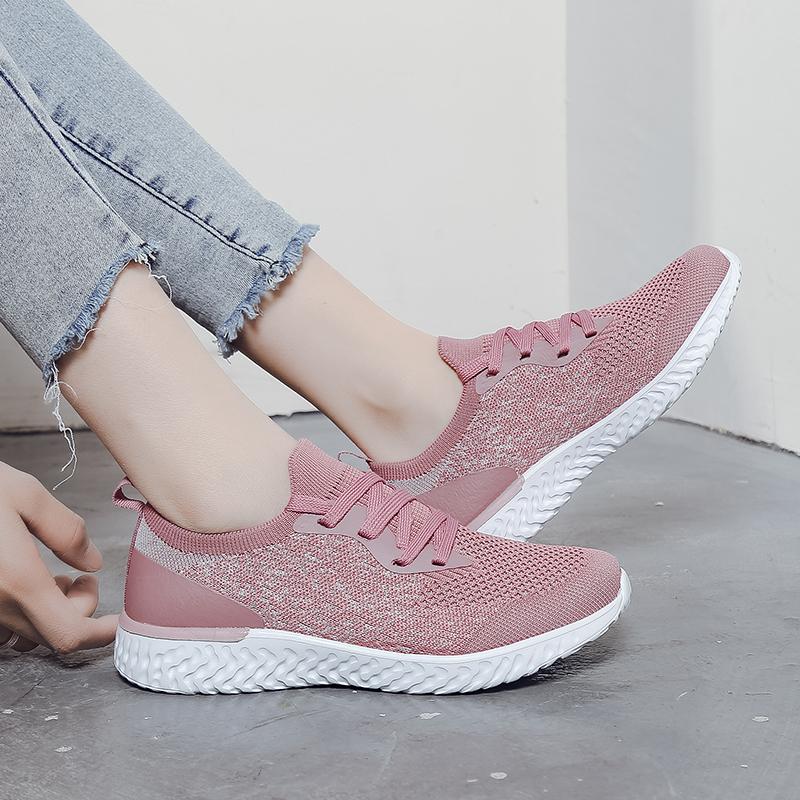 Women's Vulcanized Shoes 2024 Autumn Shoes of Women Lace-Up Sports Shoes Casual Shoes Portable Comfortable Femmes Sneakers Shoe
