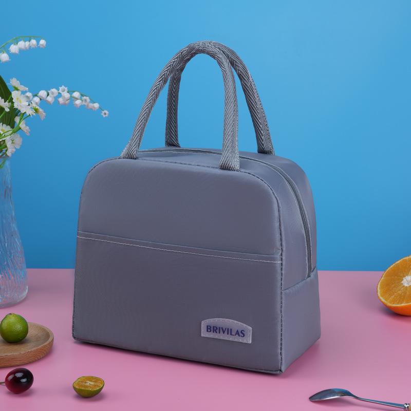 Large Capacity Insulated Lunch Tote - Durable Aluminum Foil Bento Bag for Office Workers