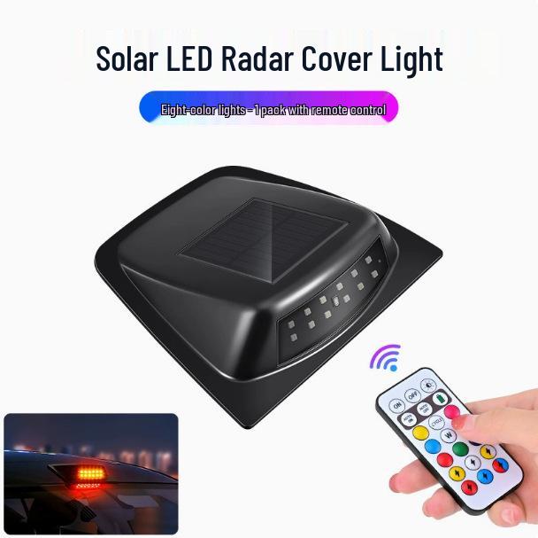 Solar-Powered Luminous Car Roof Lidar Cover with High-Brightness Daytime Running and Warning Lights