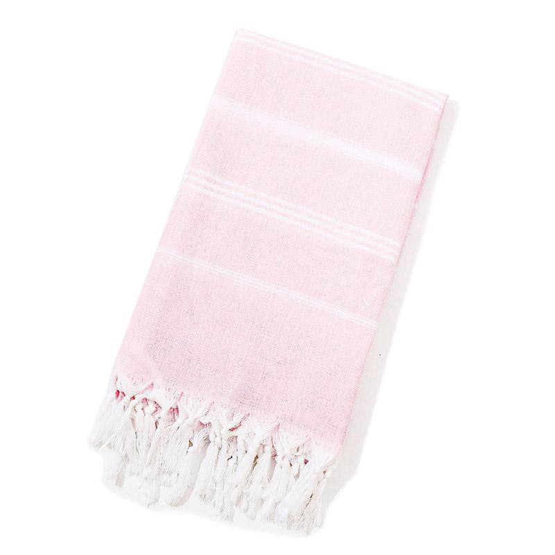 Customized 100% Cotton Turkish Beach Towel Soft Yarn-Dyed Jacquard Fringed Striped Pattern All-Season Ventilated for Bath Use