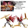 Assembly Model Figure: Digimon Lucemon Falldown Mode, Omegamon, Justimon