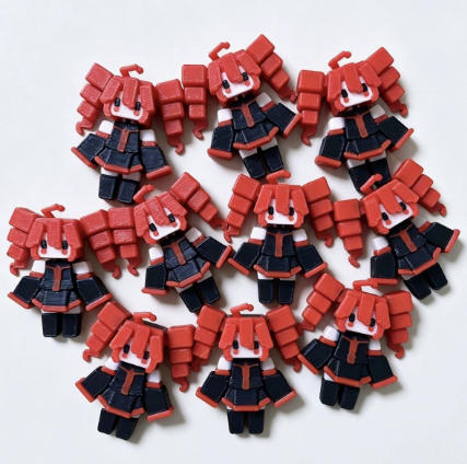 2027 Anime Hatsune Miku Block Pendant Bag Charm Keychain For Backpack Decor Fans Gift