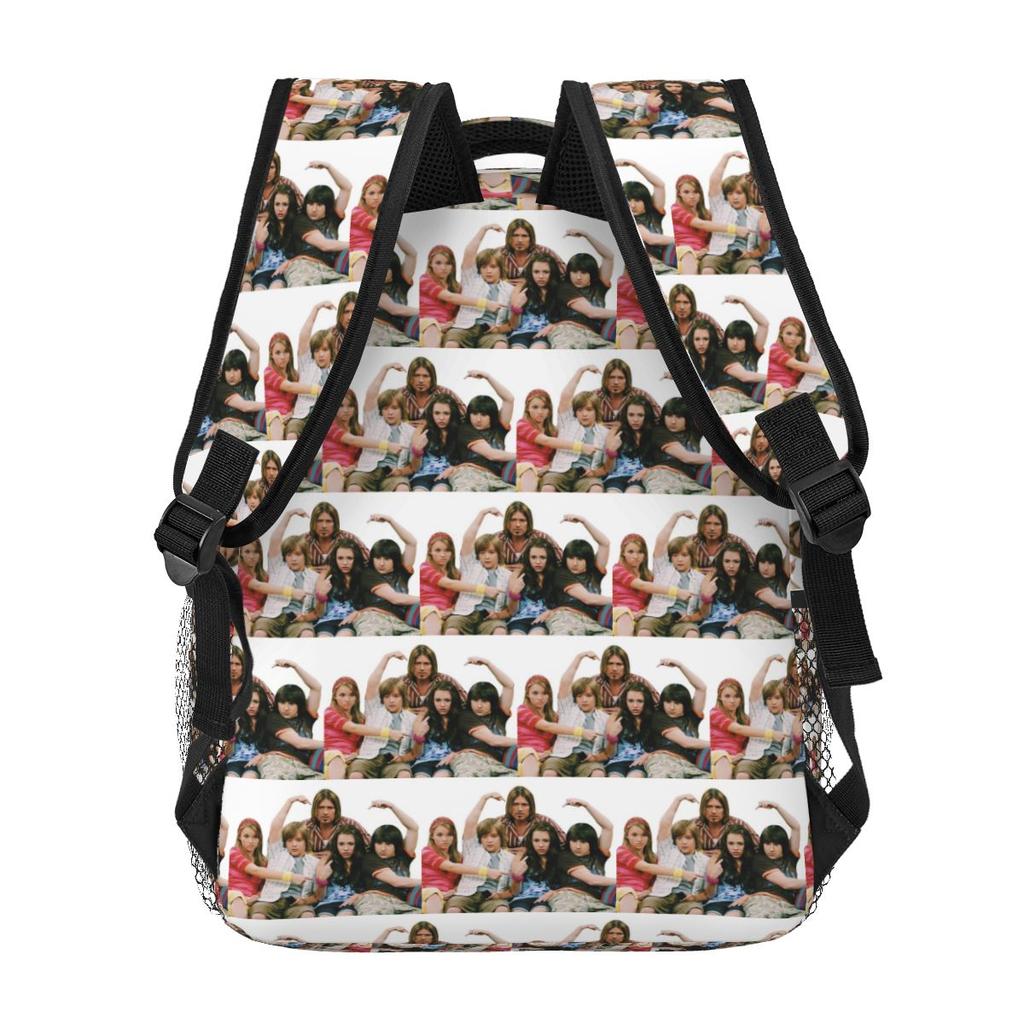 Hanna Montana Crew Backpack Student Boys Girls BookBag Kids School Bag Laptop Shoulder Bags for Men Women