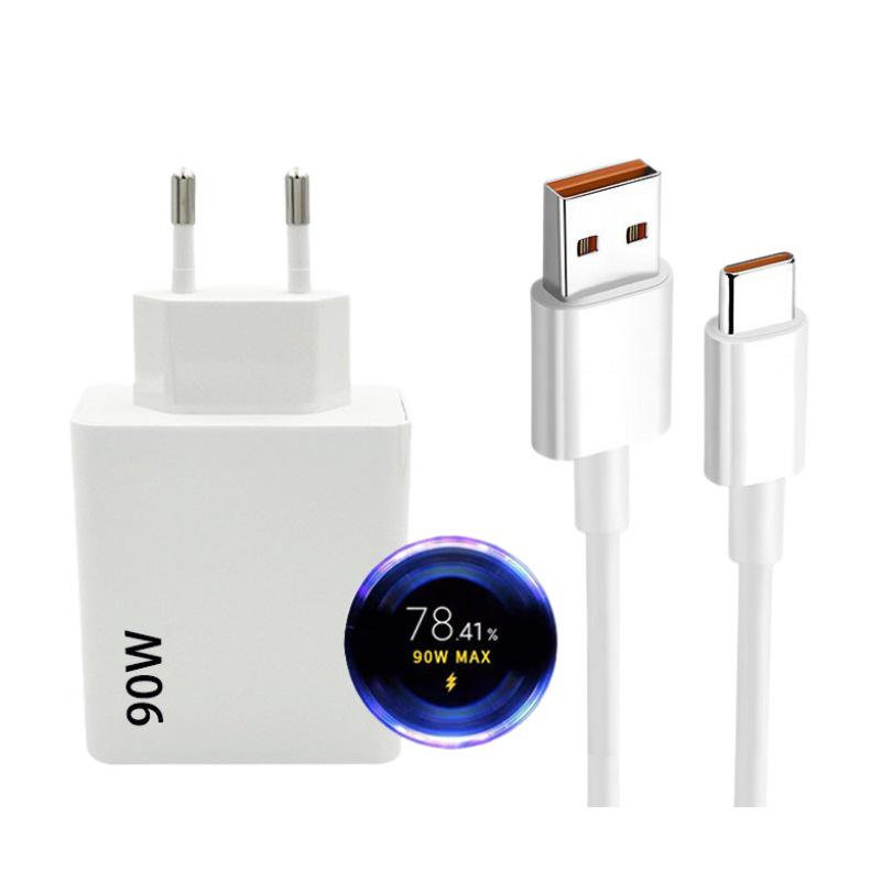 Xiaomi 90W EU Charger & Fast Charging Cable for 15Pro/14/K70e/K80