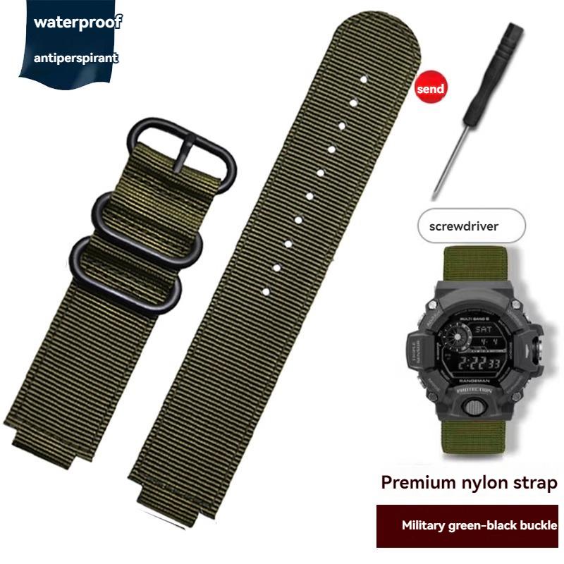 

Новий Модифікований Нейлоновий Ремінець для Серії Casio G-SHOCK 3410 GW-9400 GW9400 GW-9400DCJ GW-9300 G-9200 16мм Ремінець для Годинника Спортивний Браслет 16mm-width