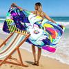 Cyberpunk Characters 2D Flat Print Beach Towel, Large Soft Quick Dry Towel for Beach Camping SwimmingSSTJ0917467