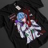 Neon Genesis Evangelion Shirt Ayanami Rei Tshirt Shinji Top Eva Asuka Anime Tee