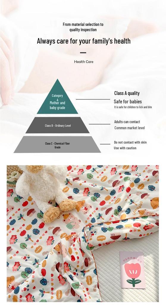 2025 Soft Milk Knit Cotton Soy Summer Cool Quilt