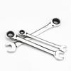 Chrome Vanadium Ring Gear Ratchet Wrench Reversible 6-8-10-12-13-14-17-18-19-21-22-24-30-32mm Ratchet Combination Spanner Set