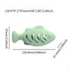 Cat Feeding Toy In Fish Shape, Silicone Chewable Dispenser for Cats