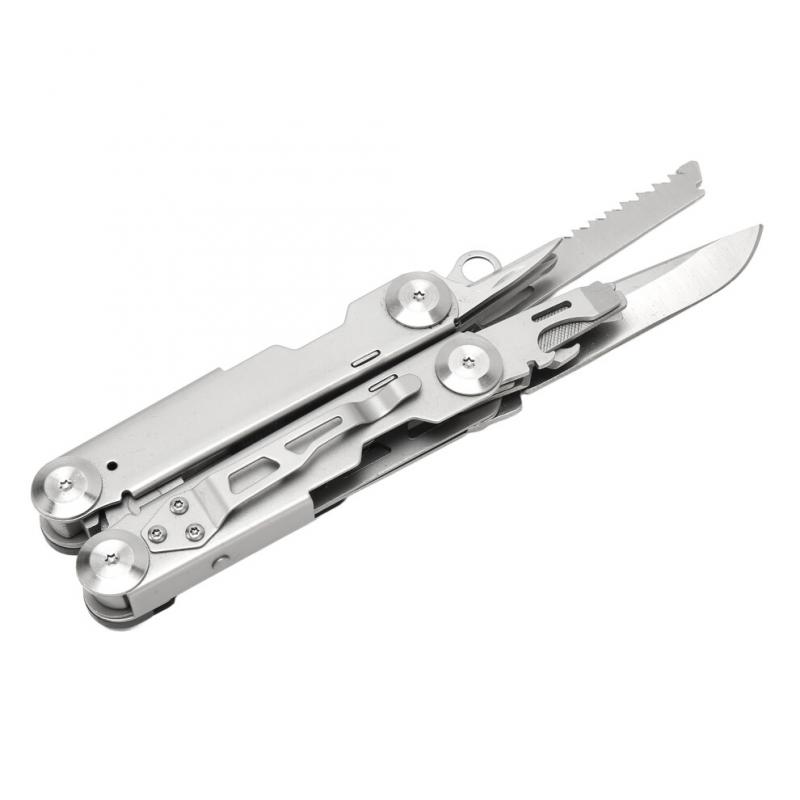 13-in-1 Edelstahl-Faltwerkzeug mit Multitool-Schlüssel, 16,5 cm