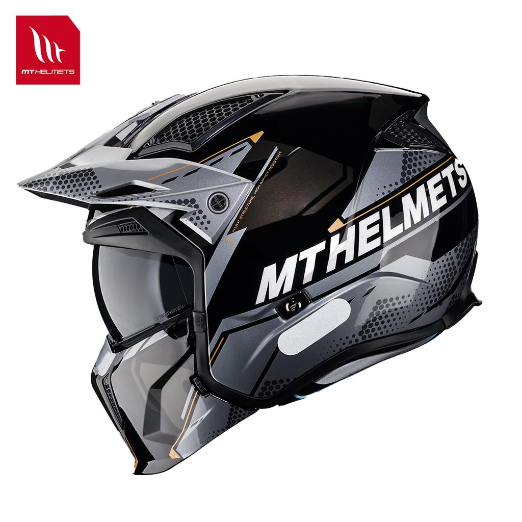 Motorcycle Modular Mt Helmet Spain Streetfighter Single Visor Quick-Release