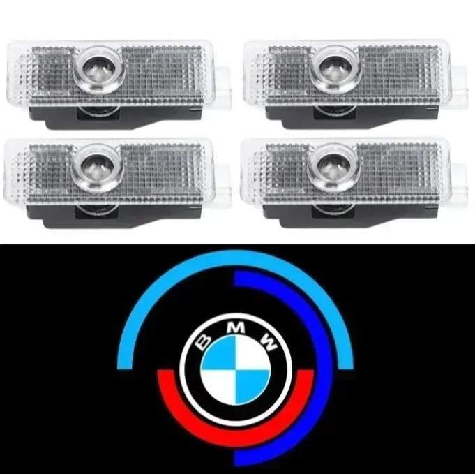 XZDXD1 For BMW Hot 2025 BMW GROUP 4Pcs Car LED HD Door Welcome Projector Laser Lamps For BMW E90 E60 E46 E93 F20 F21 F30 F31 F32 F33 F3