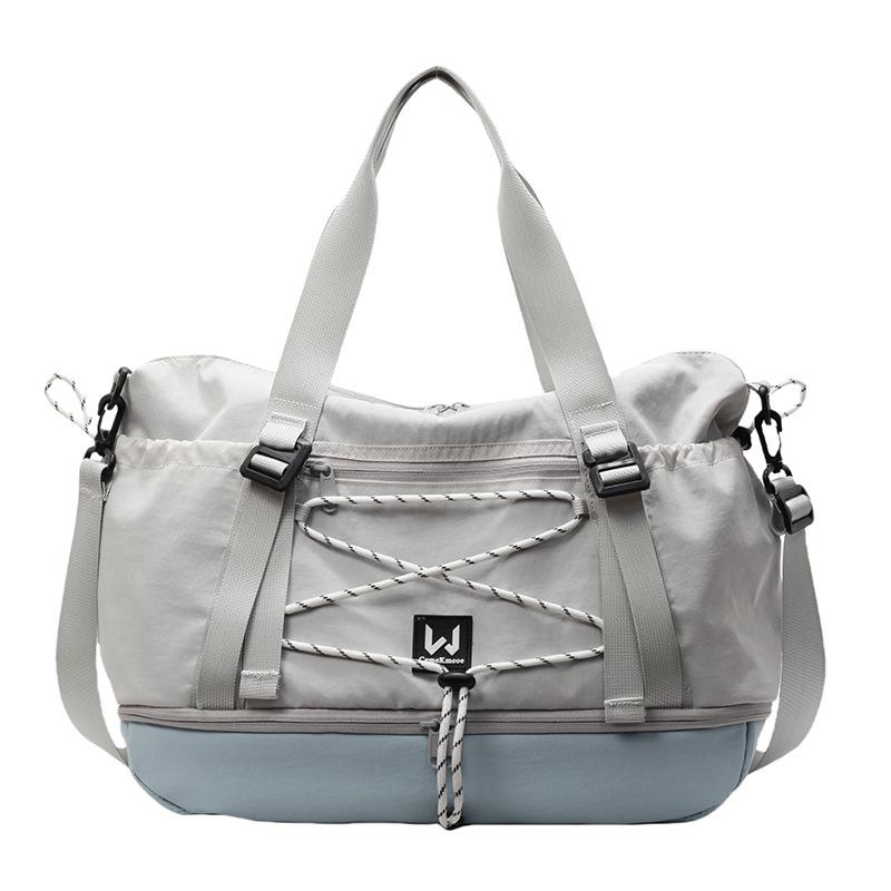 Large Capacity Travel Storage Bag Dry Wet Separation Can Be Used To Pull Rod Fitness Handbag Independent Shoe Storage Portable Crossbody Bag