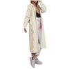 Women Casual Long Sleeve Stripe Sweater Cardigan Coat With Pockets