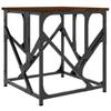 Vidaxl Coffee Table, Brown Oak, 45X45X47.5 Cm
