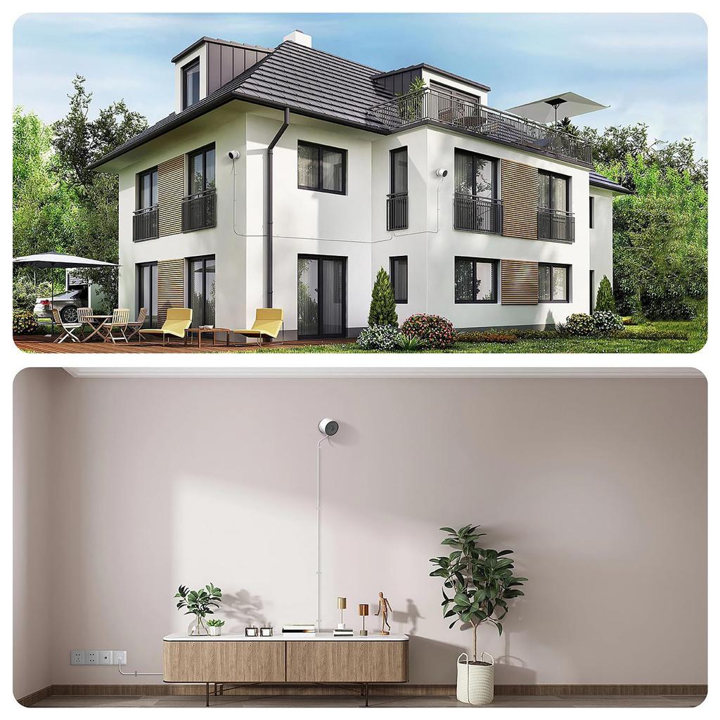 Sturdy USB Charging Cable Designs for NEST Cams Battery Version with Weatherproof Features 5.2m/7.6m/10m Length