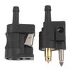 Fuel Line Connector Parts 3.3x2.1cm Black Fittings