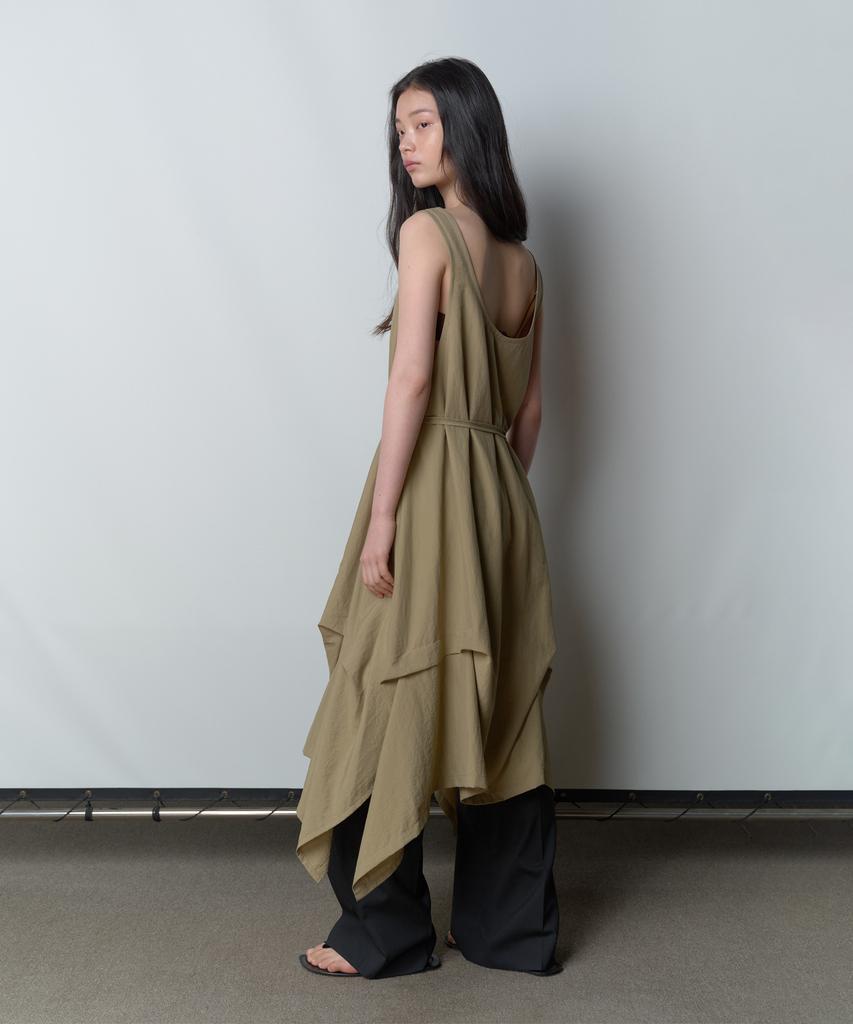 Bopeu Halo Parachute Dress (Khaki)