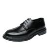 Business und Freizeit spitze Herren Lederschuhe Schnürer weiches Leder atmungsaktiv Sommer und Herbst koreanische Version erhöhend formelle Lederschuhe