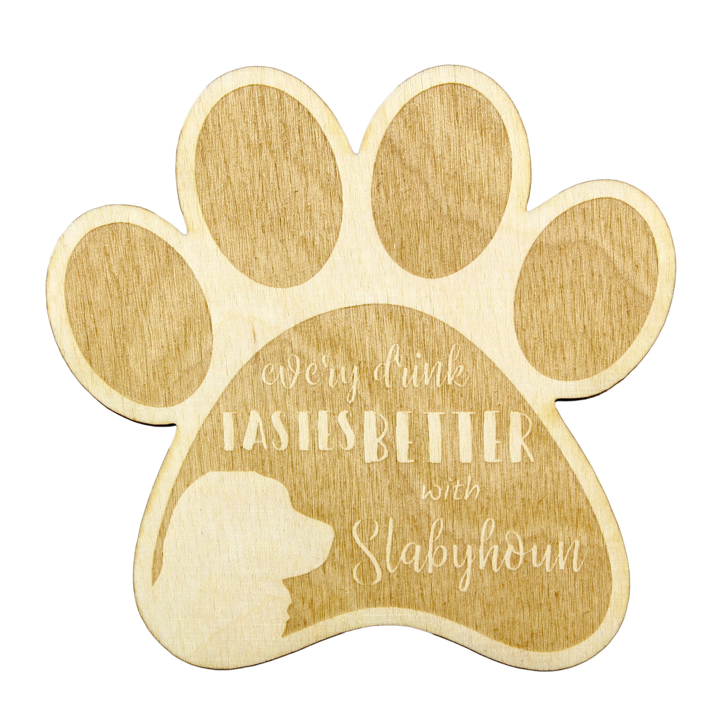 

Stabyhoun, Stabijhoun, Fryske Stabij - Mug coaster, engraved coaster with dog, gift for dog lover by Art-Dog brand
