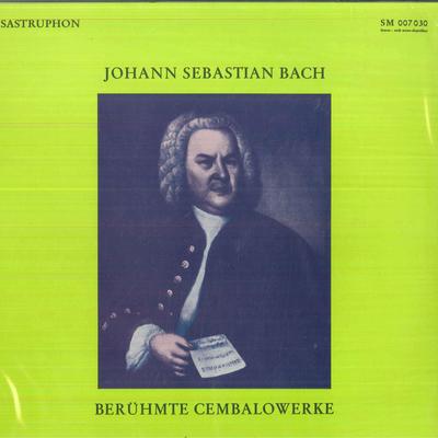 LP Record EBERHARD KRAUS Bach Beruhmte Cembalowerke SM007030 SASTRUPHON Germany Classical Used