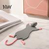 Cute Stationery for Readers 3D Printed Funny Squished Mouse Bookmark, Page Holder Unique Holders Book Lovers, Novelty Reading Accessory, Desk