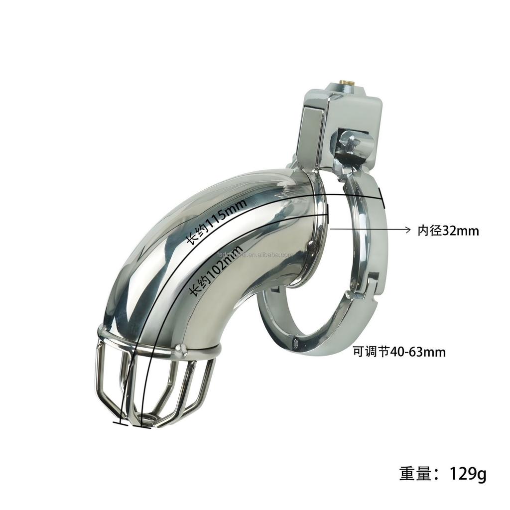 Hot Style In Europe Adjustable Half Open Chastity Cage for Men Adult SM Bondage Gear and Sex Toys for BDSM Game