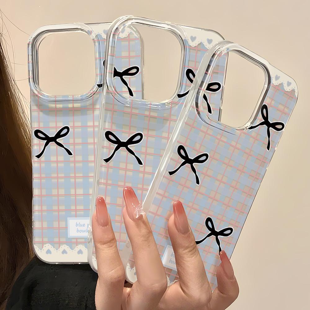 Painted Phone Case for iPhone 12 13 15 16 iPhone 16 12 13 14 15 Pro  14 15 16 Pro Max Coverage Shockproof Anti-Fingerprint Fresh Style Protective Case