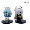 Anime Prana Roztomilá Q Verze 8CM Blue Archive Figurka Stojící na Ploše Modelová Animace Hračka Dárek Sbírka Ozdoby PVC