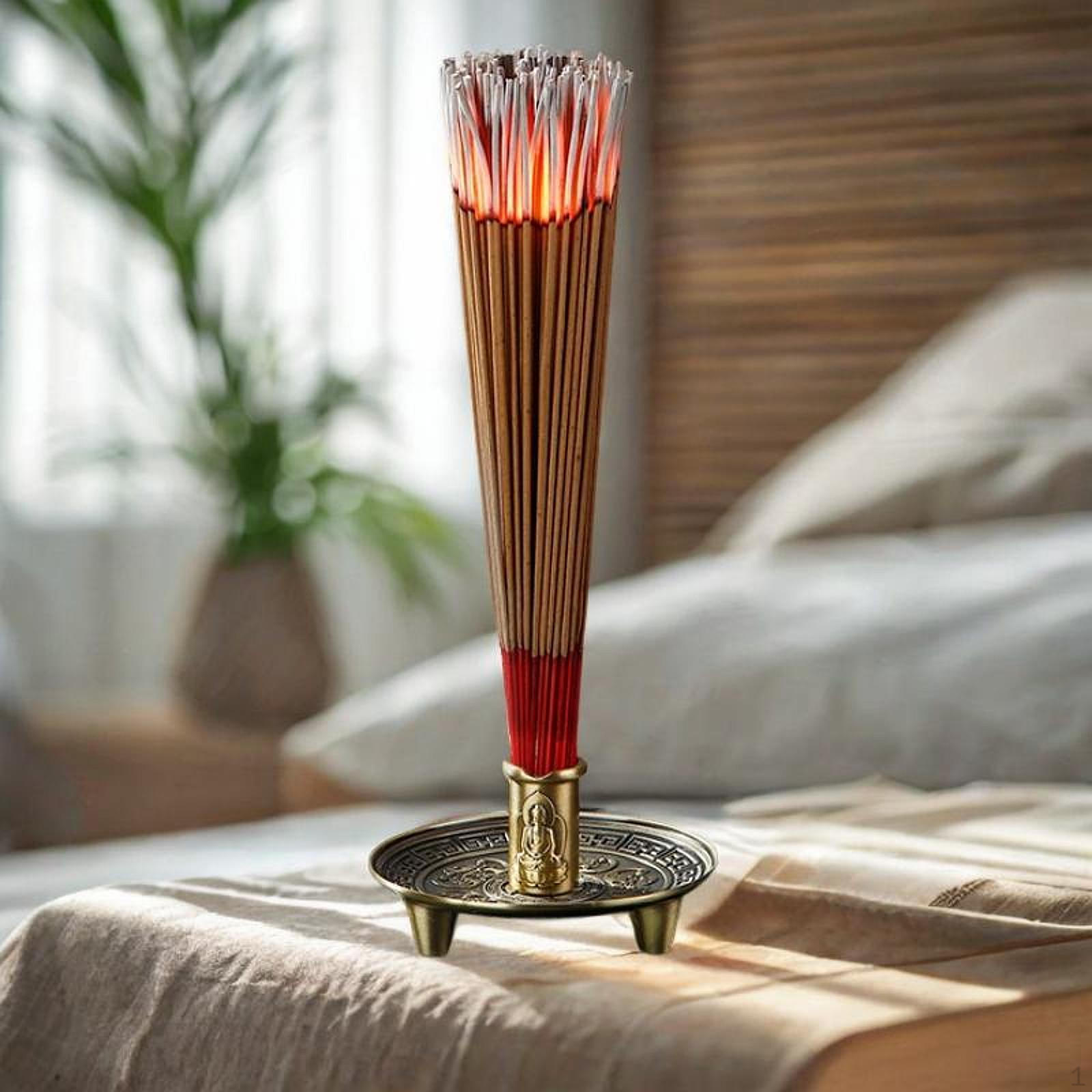 

Sticks Holder Burner Multipurpose Home Ornaments Buddhist Supplies for Office Room Hotel