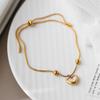 French Love Shell Bracelet for Women Ladies Trend Adjustable Chain Bracelerts Party Jewelry Accessories