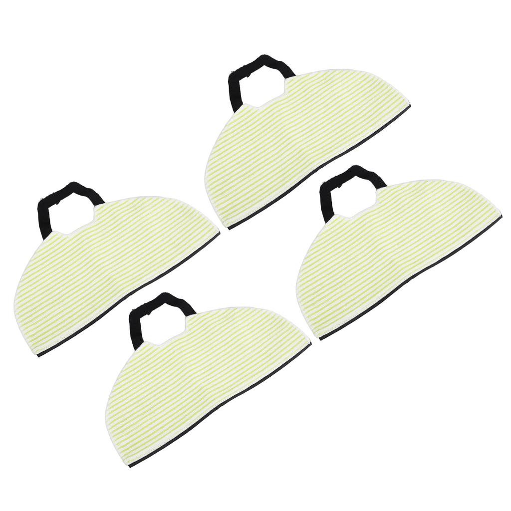 4 Stück Vakuum-Mopp-Pads Fusselresistent Hochsaugfähig Wiederverwendbares Mopptuch-Pad für Shark RV2410WD