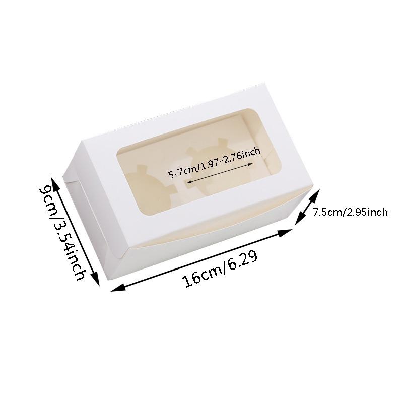 

10 шт. крафт-бумага упаковочная коробка для кексов с окном картонная коробка для торта кексов печенья конфеты рождественские свадебные вечеринки день рождения сувениры as picture.