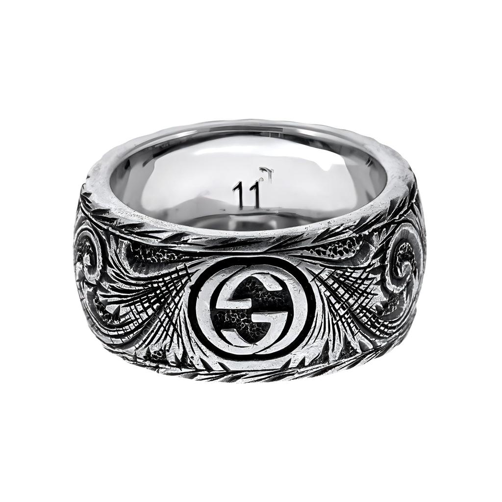Gucci 925 Sterling Silver Rings Unisex Silver YBC433571001
