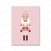 Pink Christmas Tree Snowman House Posters Canvas Painting Wall Art Pictures Winter Holiday Prints for Home Farmhouse Decoration