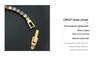 European & American Luxurious Zircon Rhinestone Bracelet - Colorful, Versatile, and Personalized.