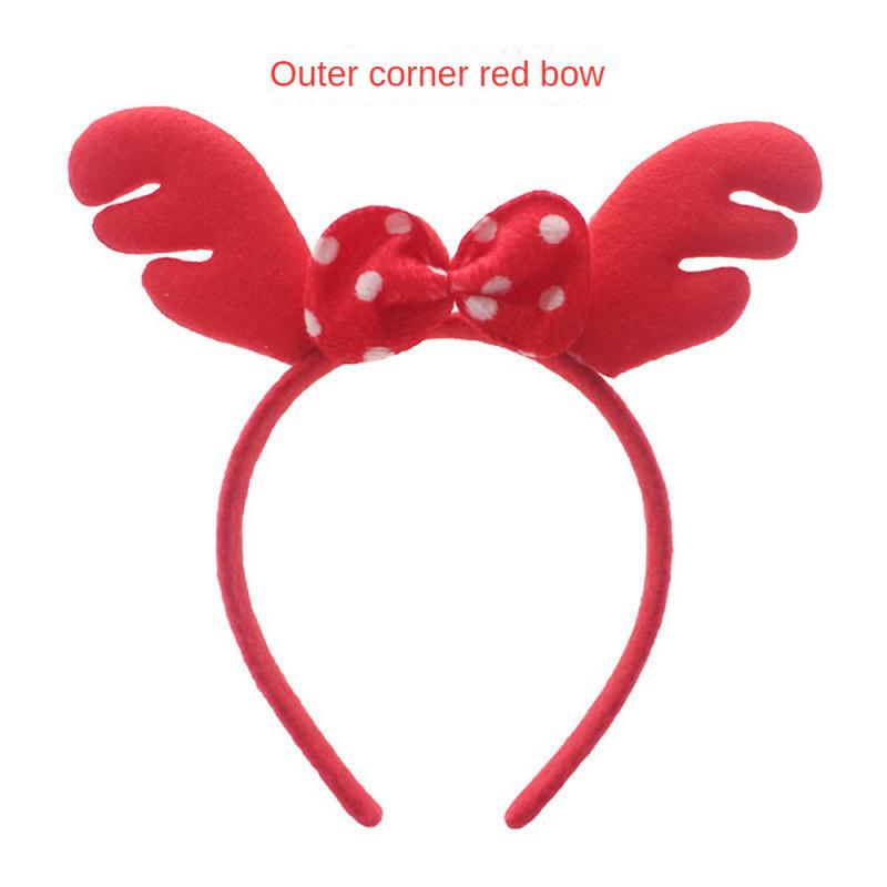 Christmas Headband Decoration For Kids Adult Cute Santa Elk Xmax Hair Accessories Costume Prop Christmas Decoration 2024 Navidad