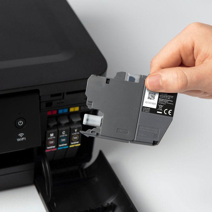 4 Tintenpatronen LC421XLVAL - BROTHER - Schwarz, Cyan, Magenta und Gelb 500 Seiten - Für DCP-J1050DW, MFC-J1010DW und DCP-J1140DW