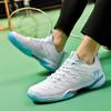 Breathable Knit Tennis Shoes Men Women Cushion Carbon Plate Sneakers Outdoor Badminton Shoes Non-slip Athletic Walking Shoes