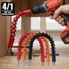 5x Electric Drill Screwdriver Bit Multifunctional Universal Snake Flexible Hose Cardan Shaft Connection Soft Extension Rod Link