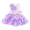Dog Wedding Dress Puppy Rose Tutu Skirt Luxury Pearl Lace Floral Pet Dress Costume for Small Dog Cat Apparel In Spring & Summer