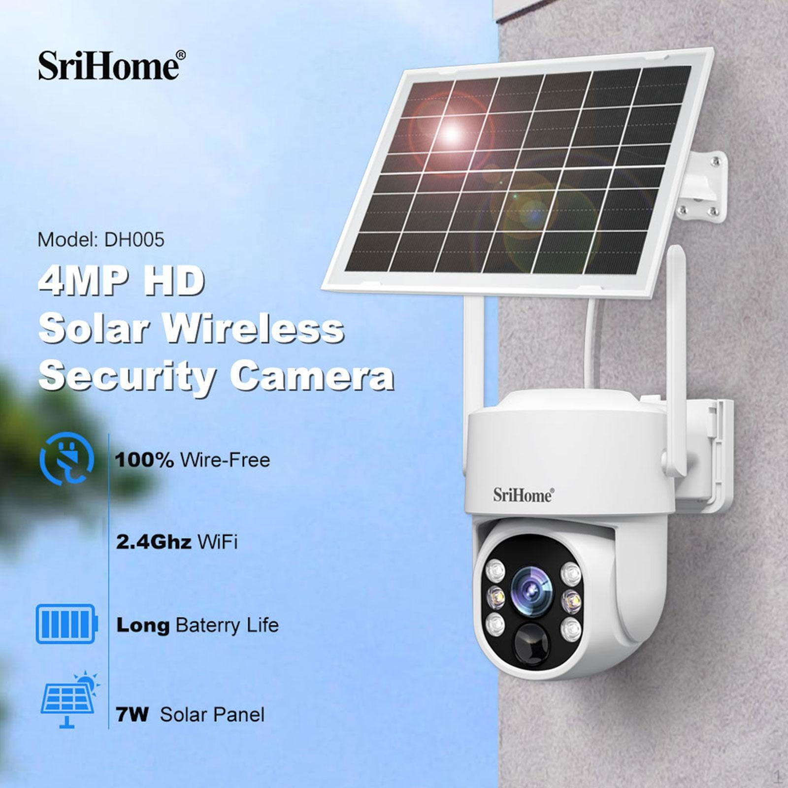 

Сонячна камера безпеки Smart 4MP кольорова нічна видимість для вхідних дверей будинку