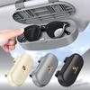 Car Sun Visor Glasses Box Portable Sunglasses Eyeglass Case For Porsche Cayenne Panamera Macan 911 718 918 Cayman Taycan Sticker