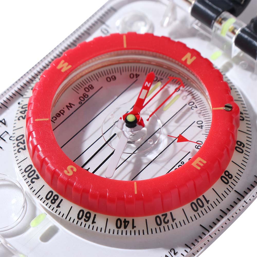 Luminous Camping Survival Compass Lightweight Fluorescent Ring Compass Camping Compass  Mountaineer