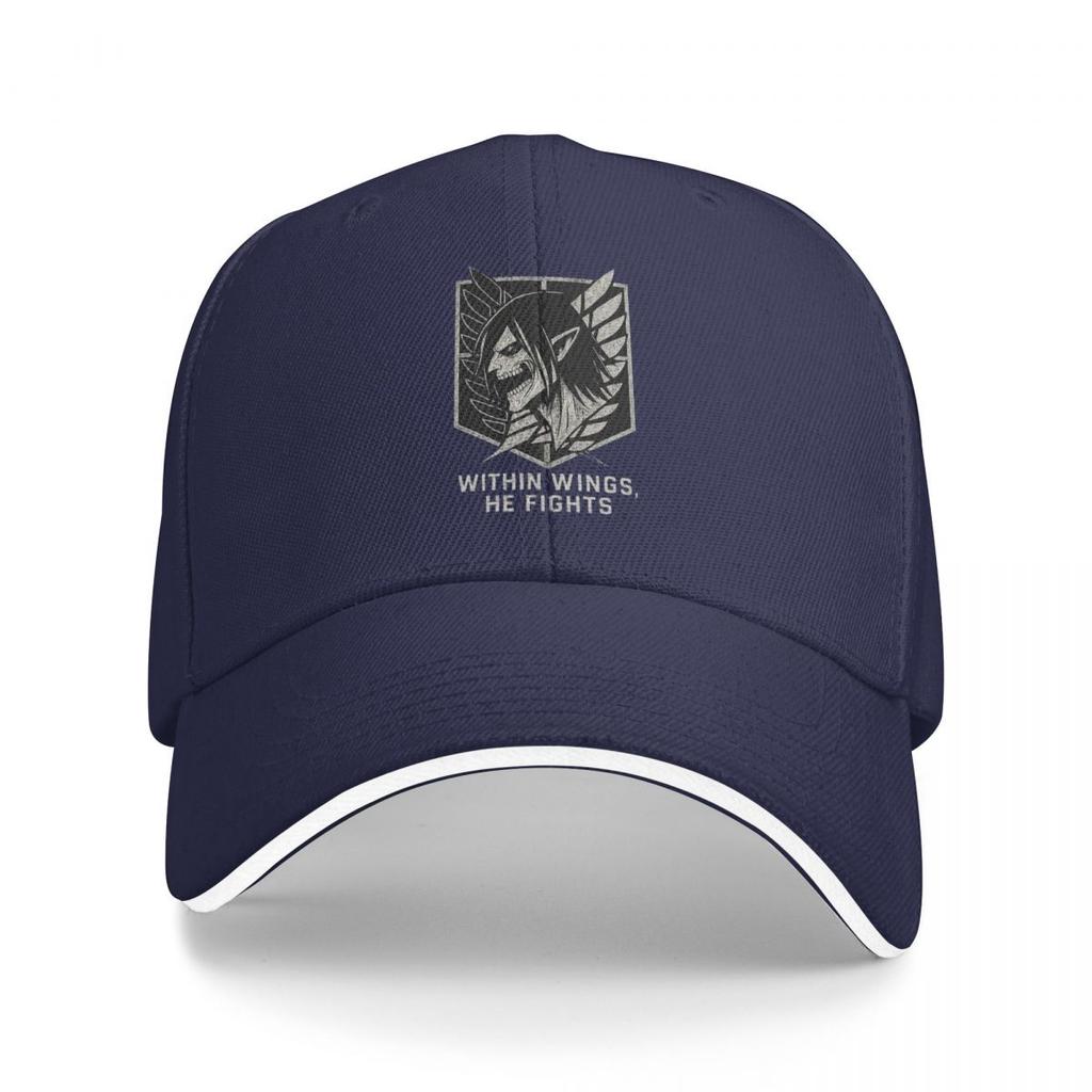 Unisex Baseballkappen Attack on Titan Anime Logo Outdoor Streetwear Sommer Sport Baseballkappen Hip Hop Kappe Casquette Hüte